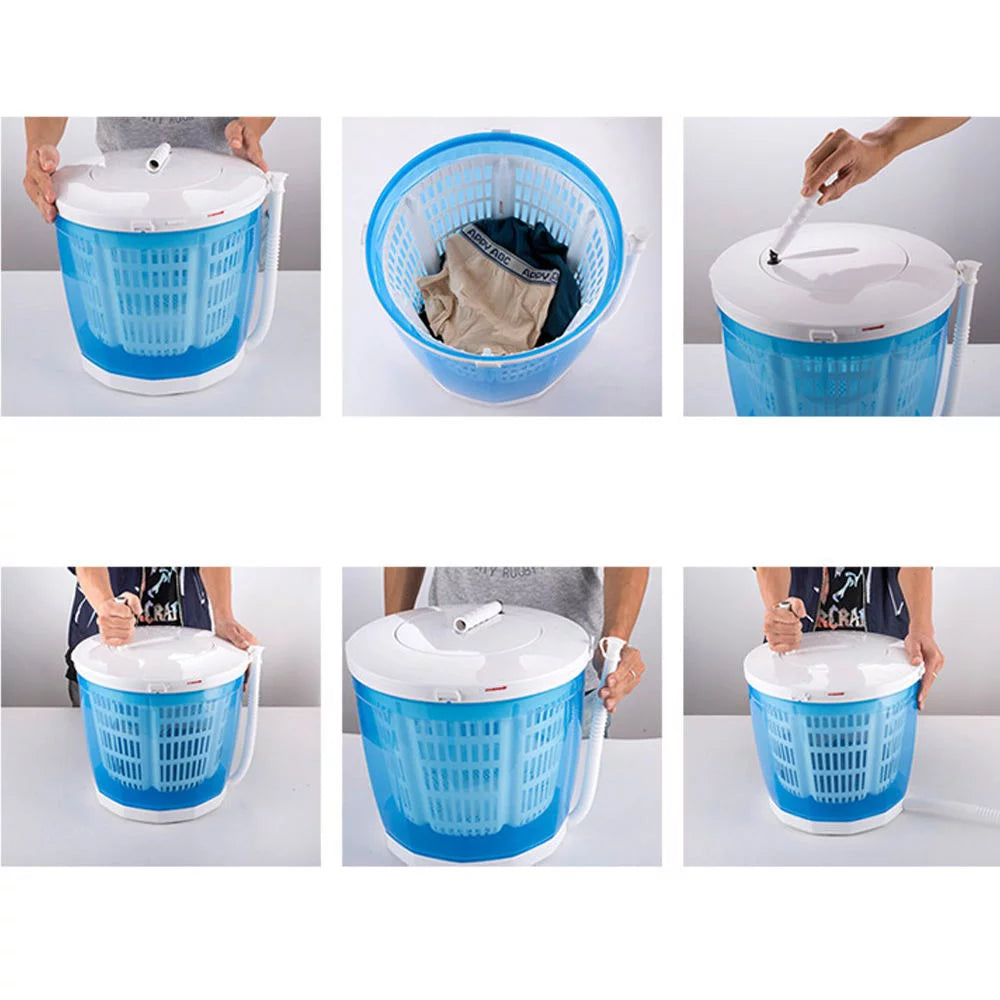Portable Mini Manual Clothes Spin Dryer 2kg U51671