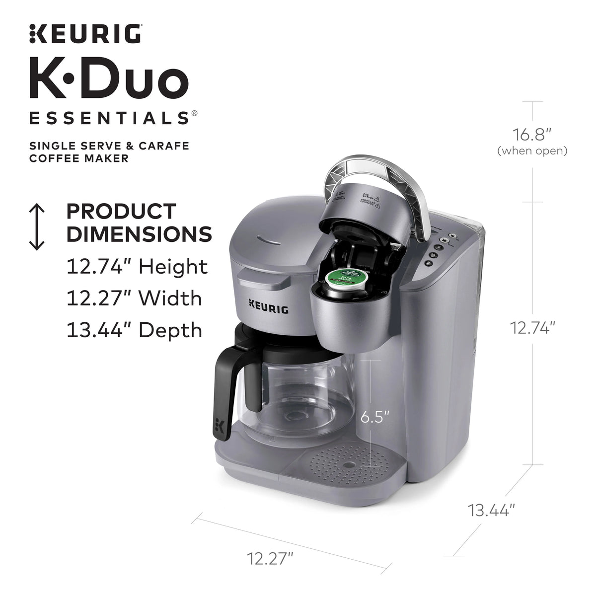 Black Single-Serve Coffee Maker P288282