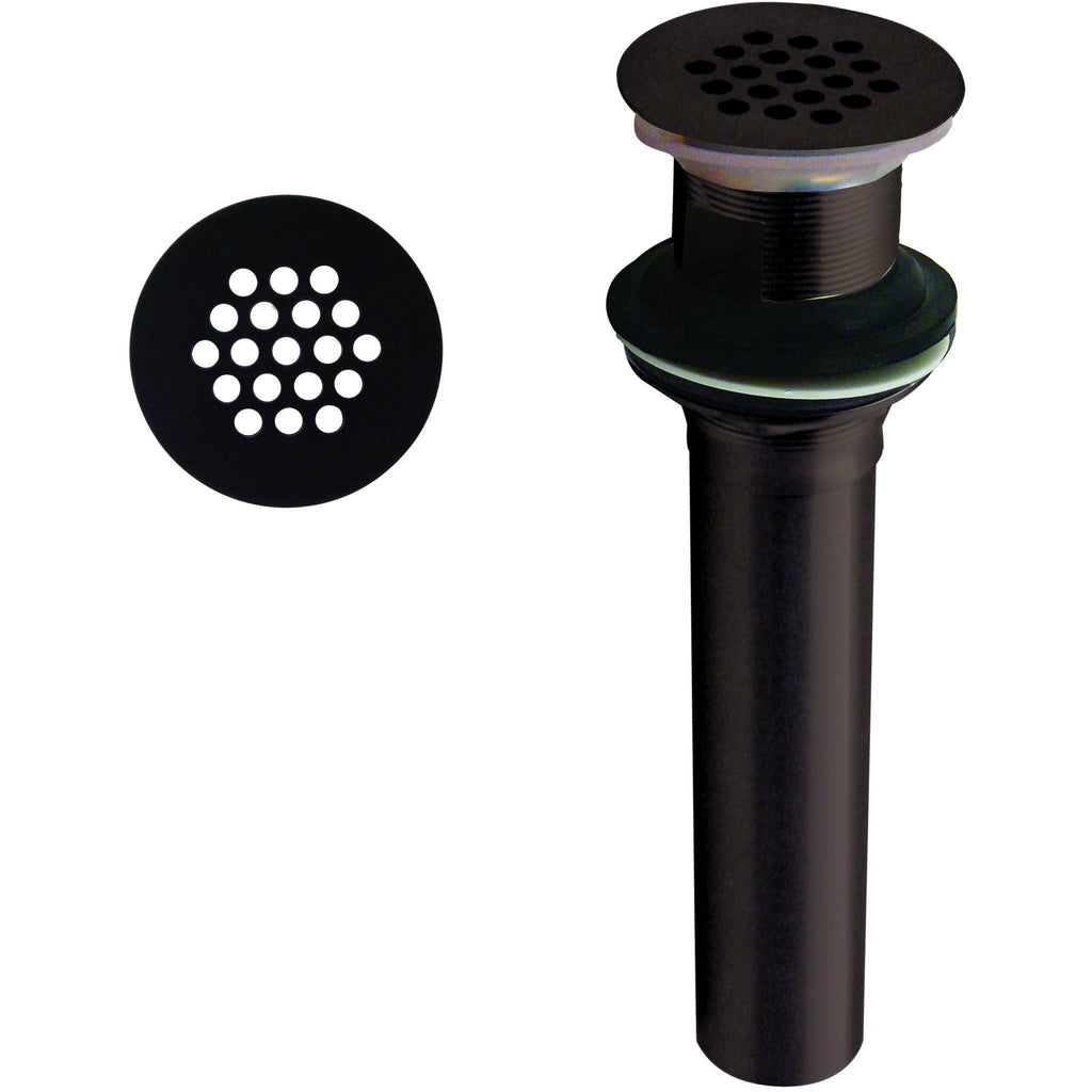 Polished Nickel Lavatory Drain with Overflow Holes P80360