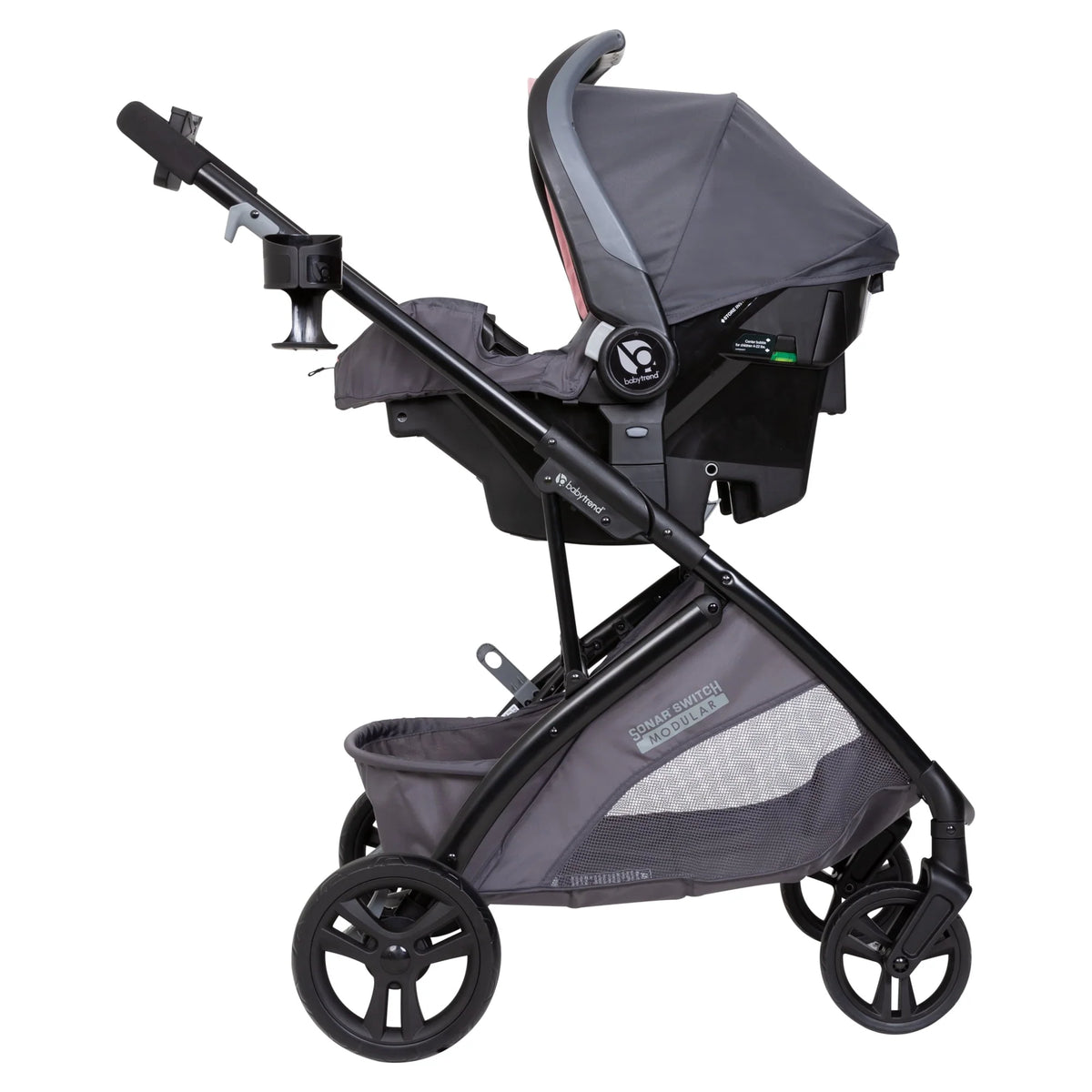 Desert Pink 6-in-1 Modular Travel System Stroller F5904