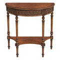 Antique Cherry Demilune Console Table J487709