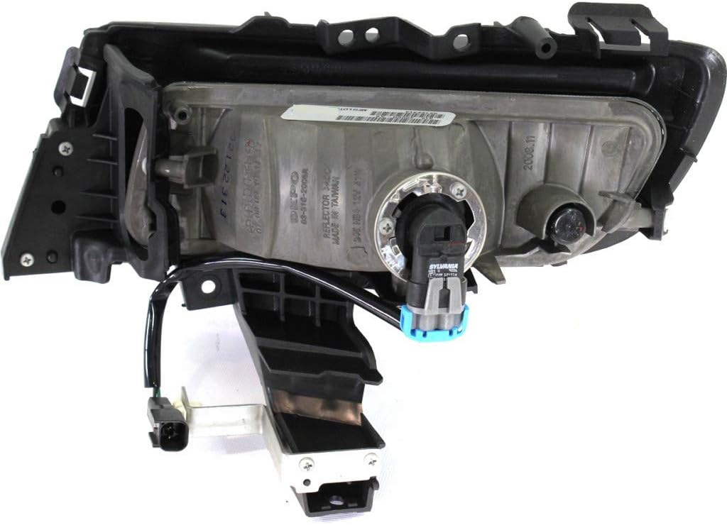 Passenger Side Fog Light Assembly for Mazda 3 Sedan 2007-2009 T786687