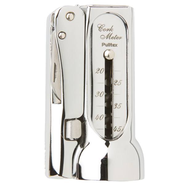 Compact Chrome-Plated Corkscrew with Pouch Q5558