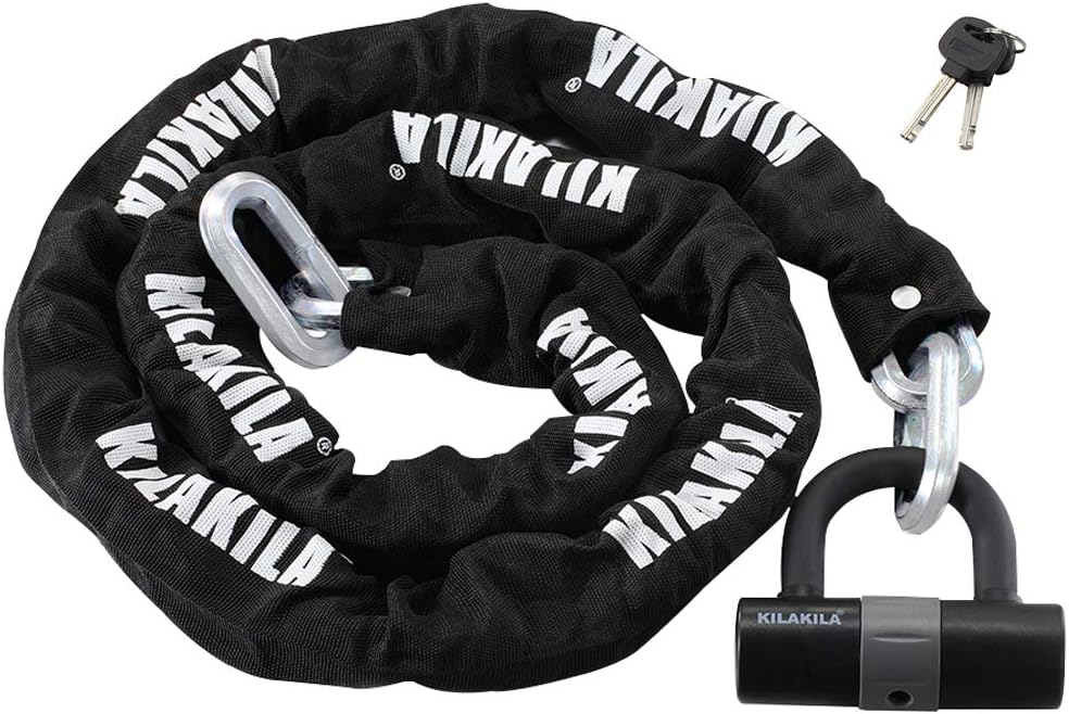 Heavy Duty 12mm Chain Bicycle Lock with 16mm U Lock N821944