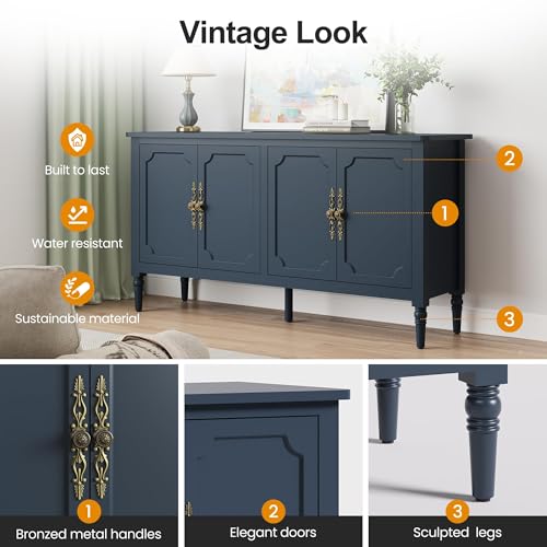 Large Sideboard Buffet Cabinet with Storage Y872