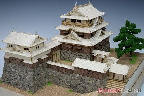 1/150 Matsuyama Castle Wooden Model Assembly Kit Z143