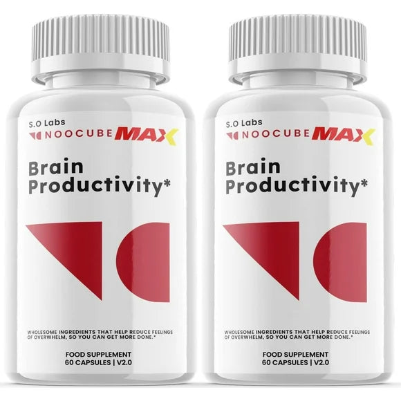 2 Pack Nootropic Memory Booster Dietary Supplement 120 Capsules K6278