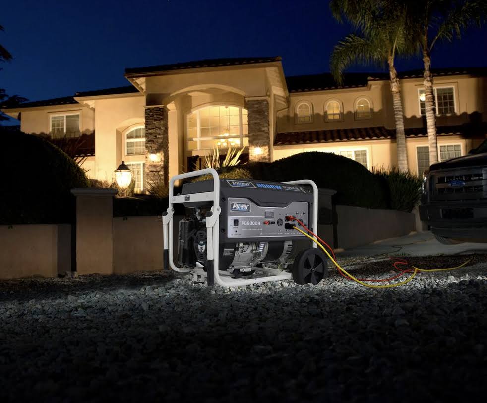 6,000 Peak Watt Gas-Powered Portable Generator H500623
