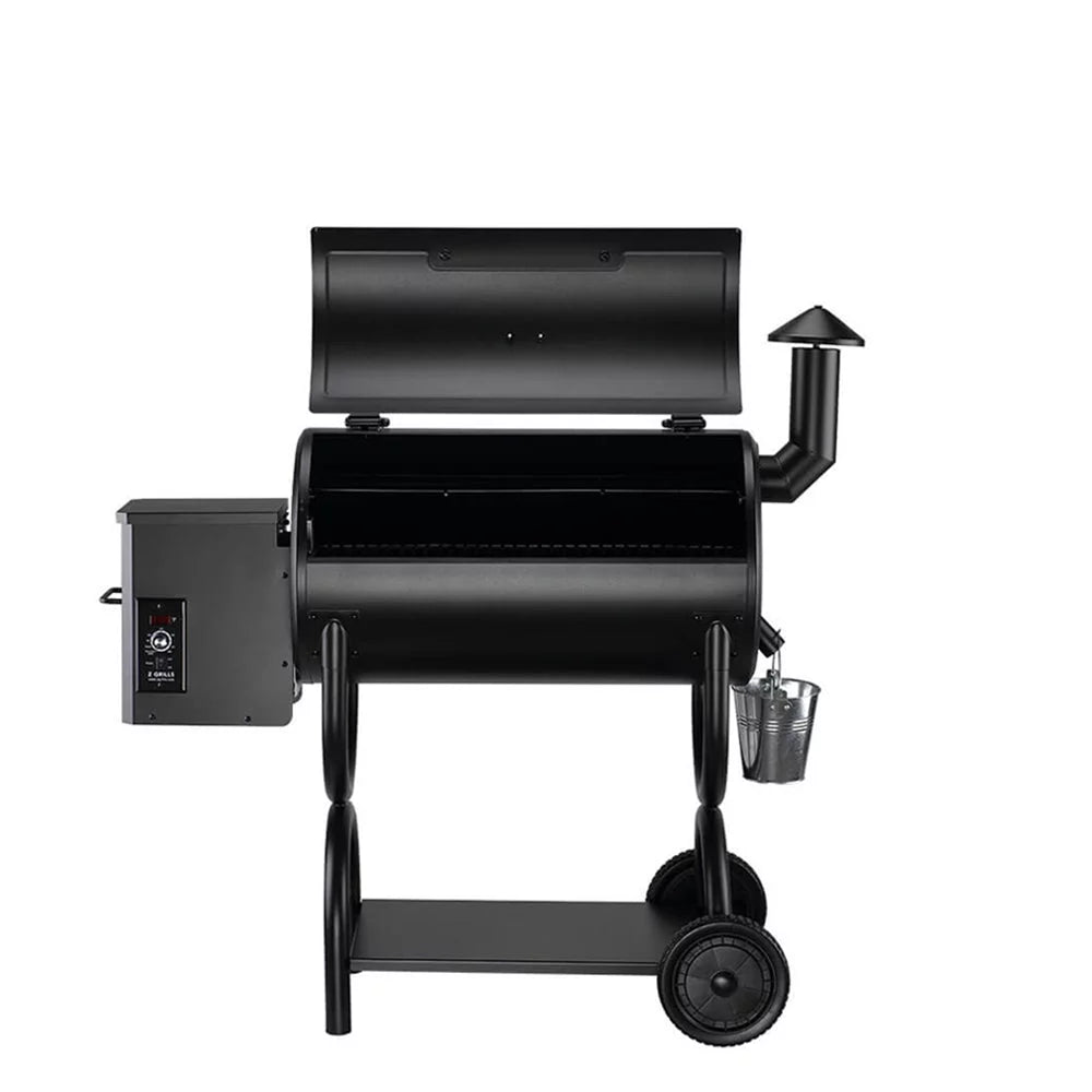 Wood Pellet Grill & Smoker 8-in-1 with Automatic Temperature Control H388