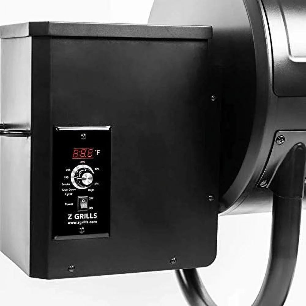Wood Pellet Grill & Smoker 8-in-1 with Automatic Temperature Control H388