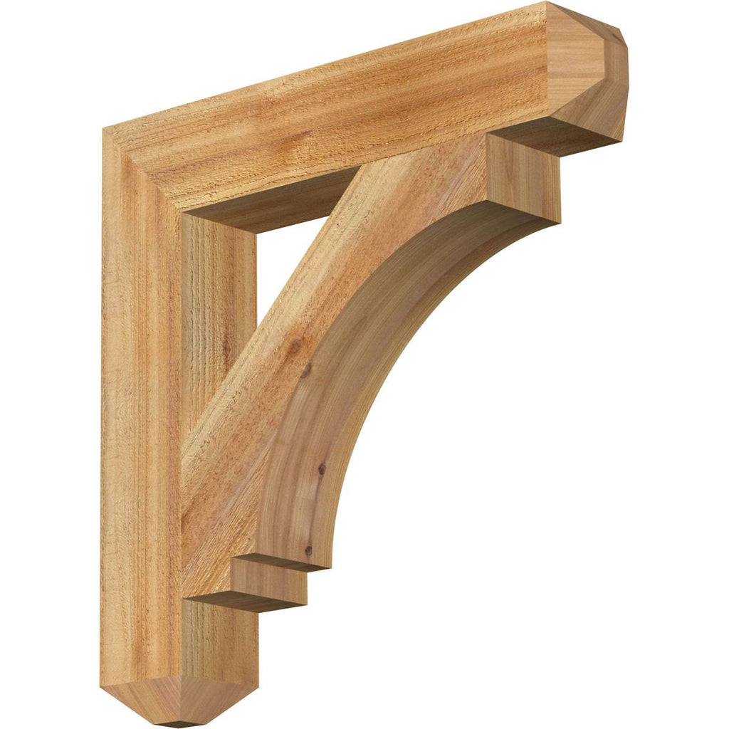 Western Red Cedar Rough Sawn Bracket S253