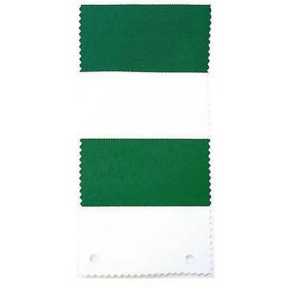 Green and White Striped Retractable Awning Fabric Replacement O257
