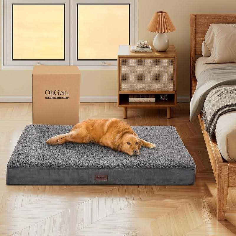 Orthopedic Dog Bed with Egg Foam and Non-Slip Bottom T6761