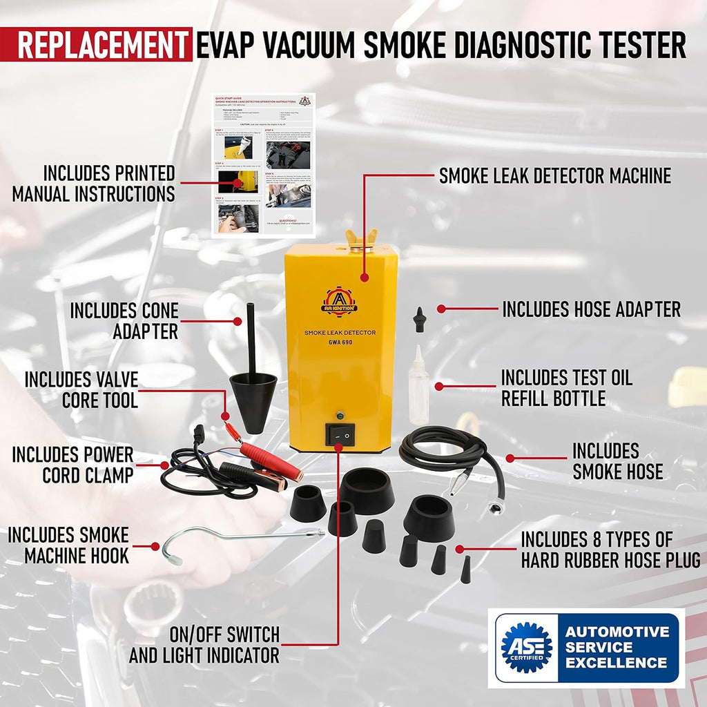 Vacuum Smoke Diagnostic Tester Leak Detector I30566