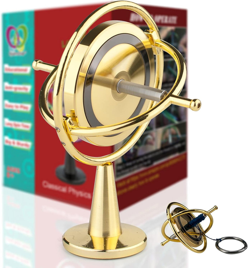 Pack of 2 Solid Metal Gyroscope E172842