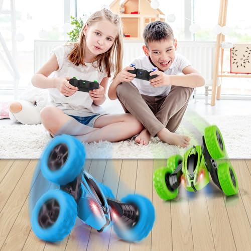 Remote Control Car 2.4GHz 4WD Double Sided 360° Rotating Monster Truck Y176