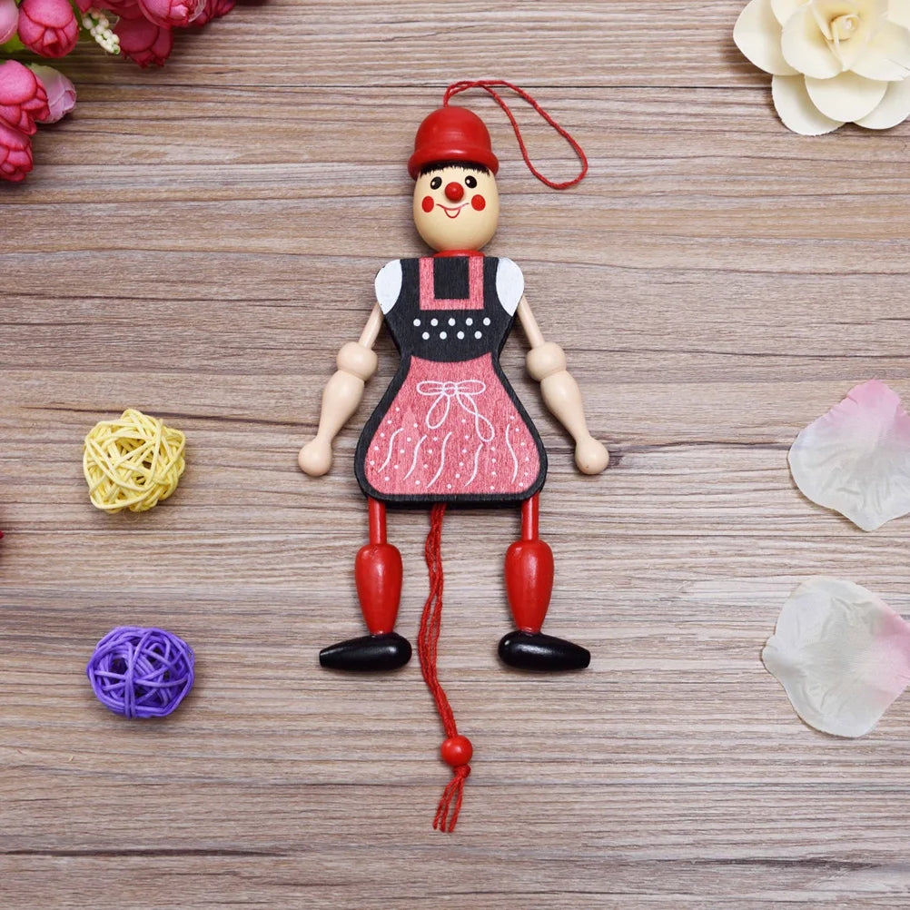 Wood Marionette Puppet Doll with Strings T148217
