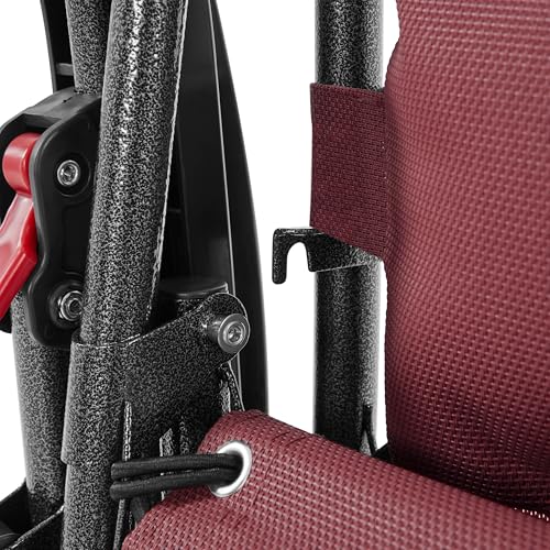 Black Zero Gravity Chair with Canopy and Cup Holder Z510072