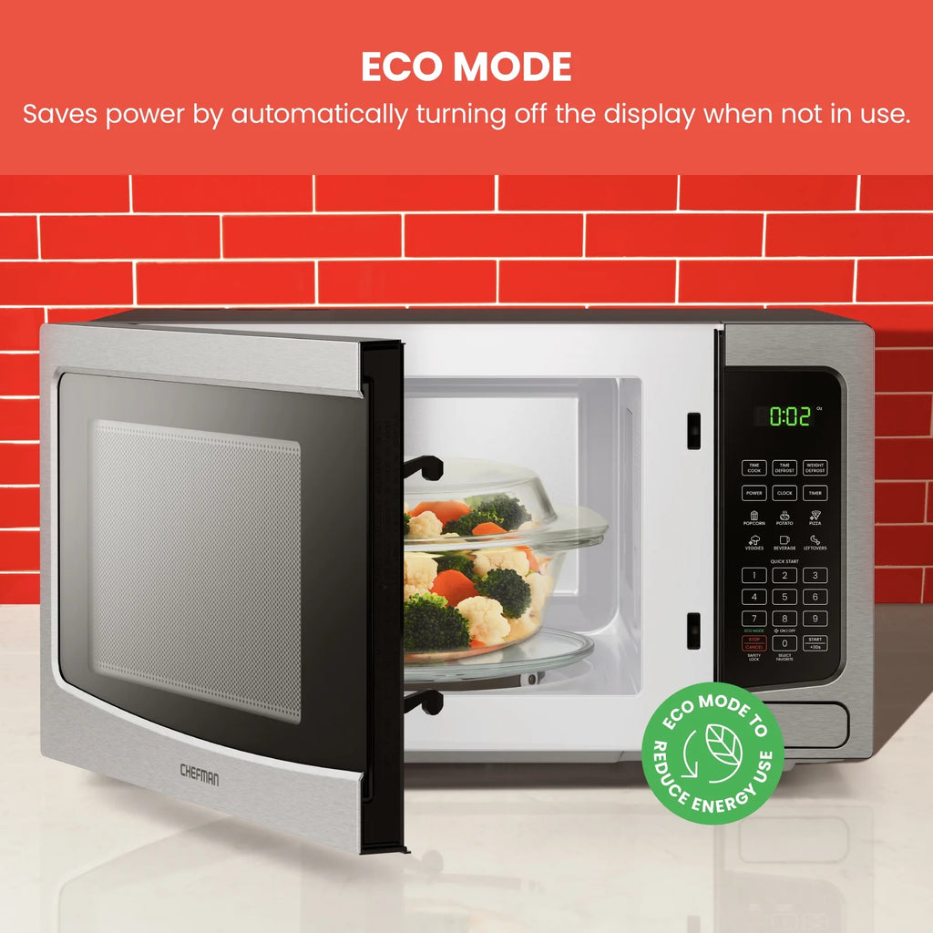 1.1 Cu. Ft. Digital Stainless Steel Microwave 1000W M54303