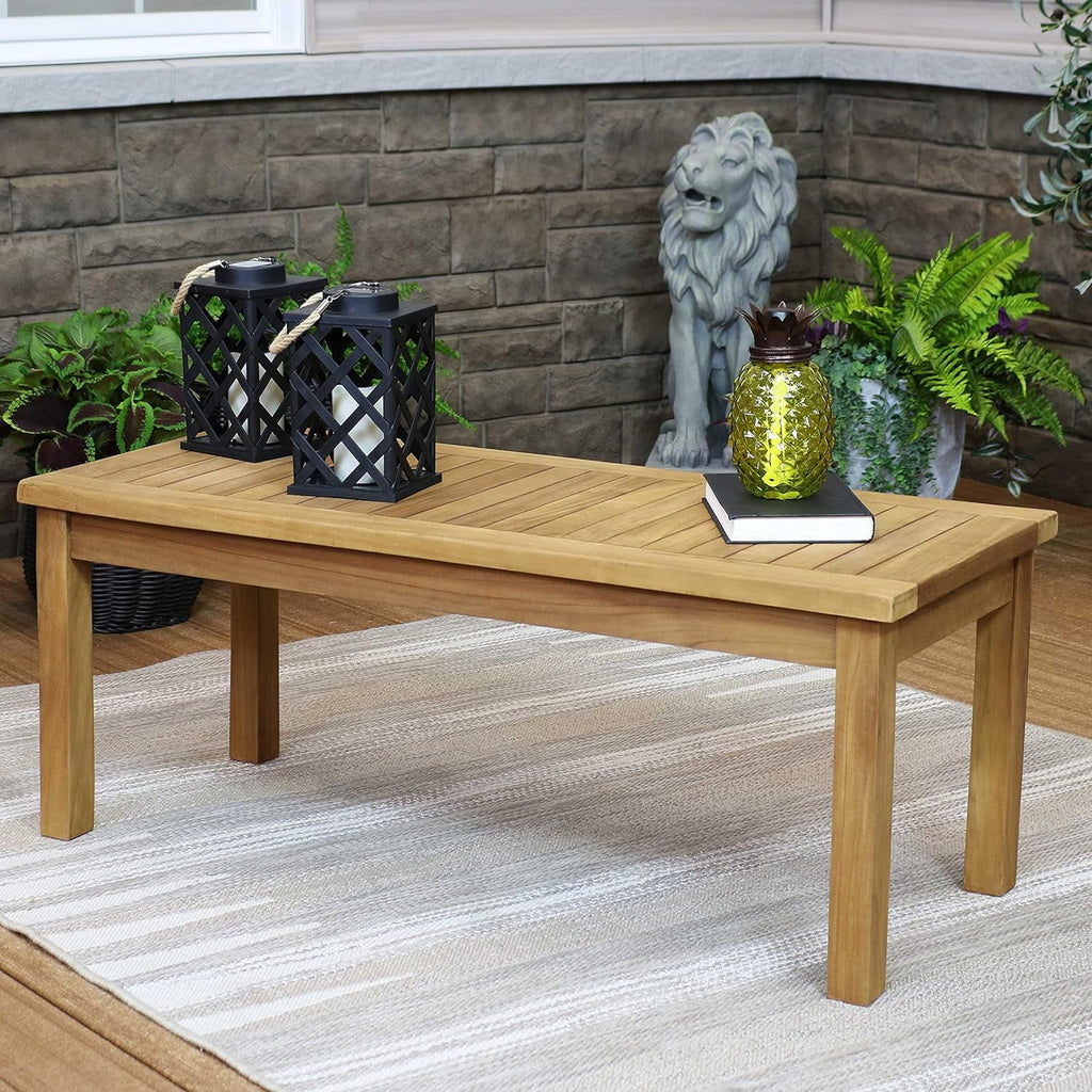 Teak Rectangular Outdoor Coffee Table E42648