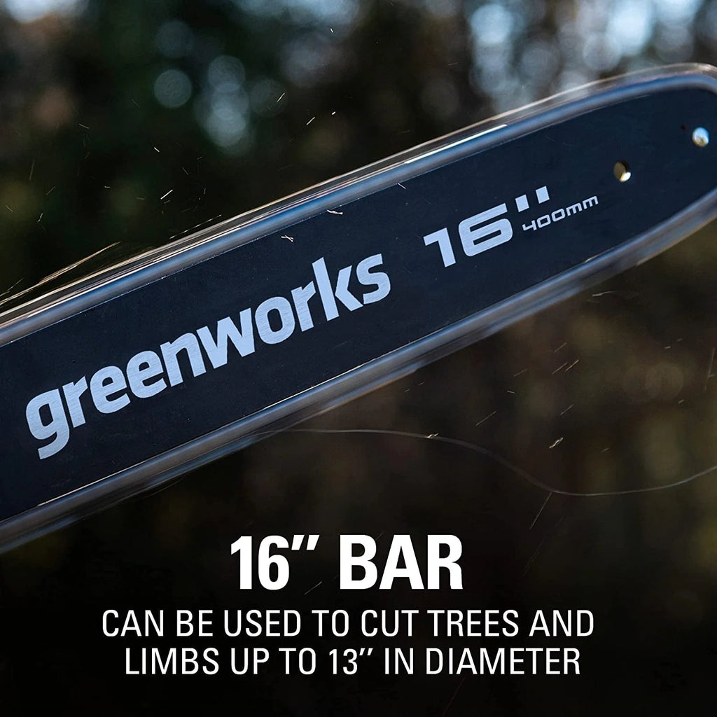 40V 16-inch Brushless Chainsaw with 4 Ah Battery and Charger P571005