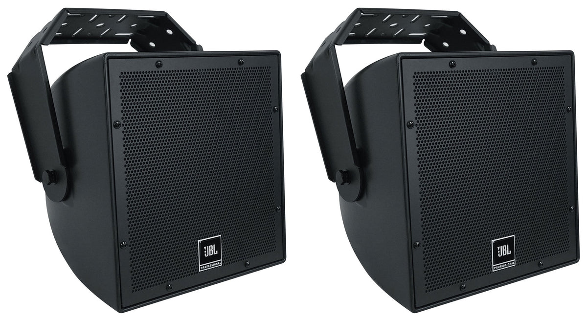 8" Black Indoor/Outdoor Surface Mount Commercial Speakers I100