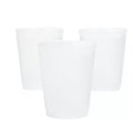 Clear Frosted Plastic Cups 50 Pieces A371