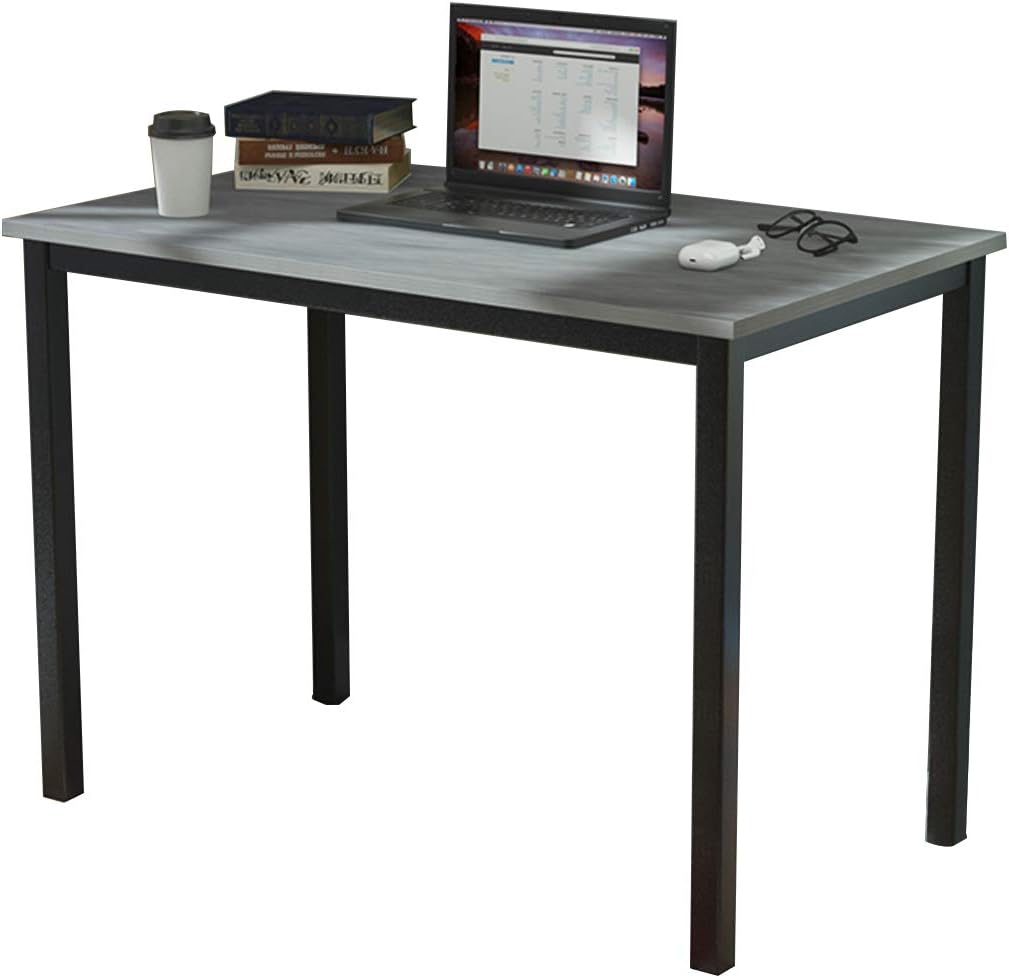 Black Brown 47 inches Computer Desk V82885