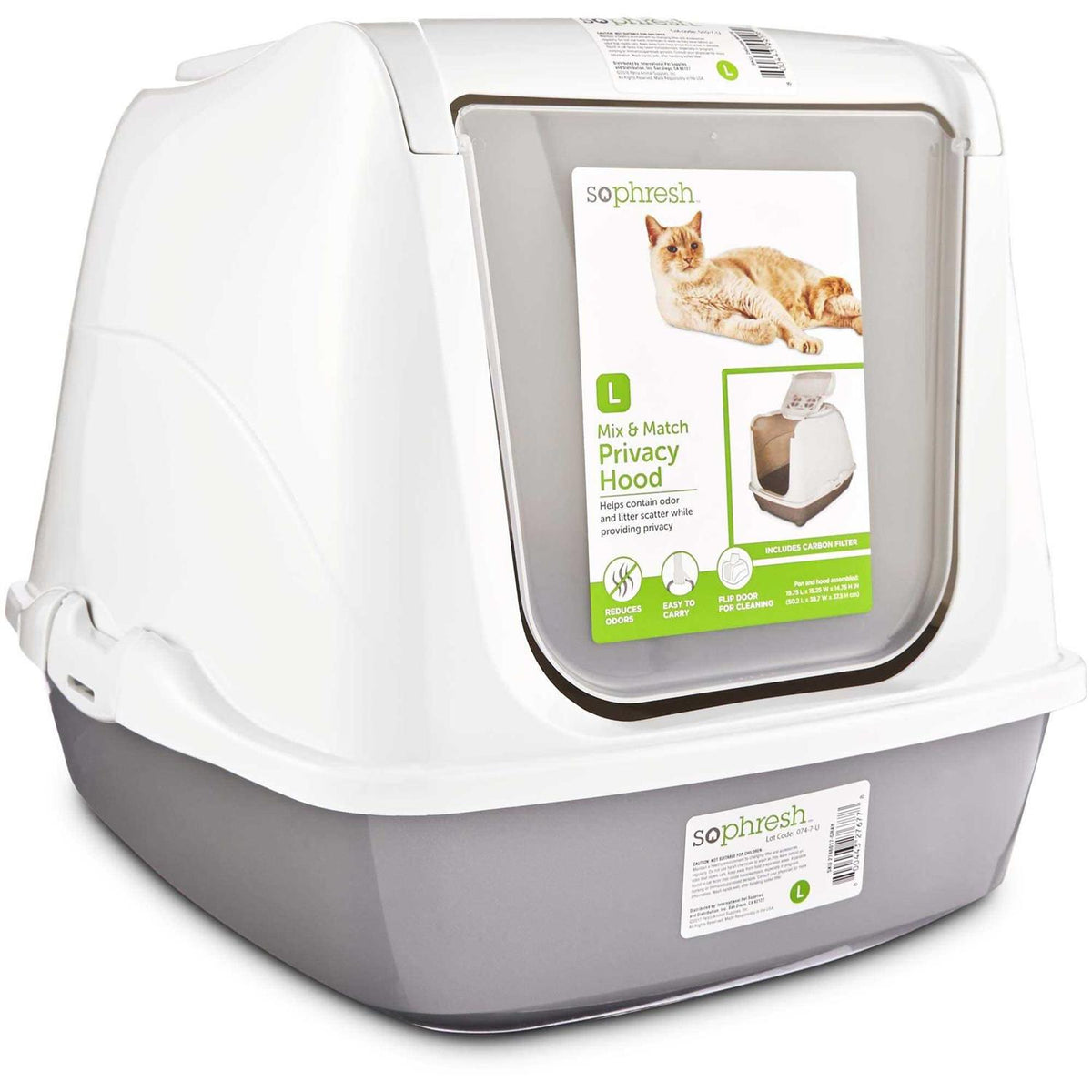Open Cat Litter Box V495