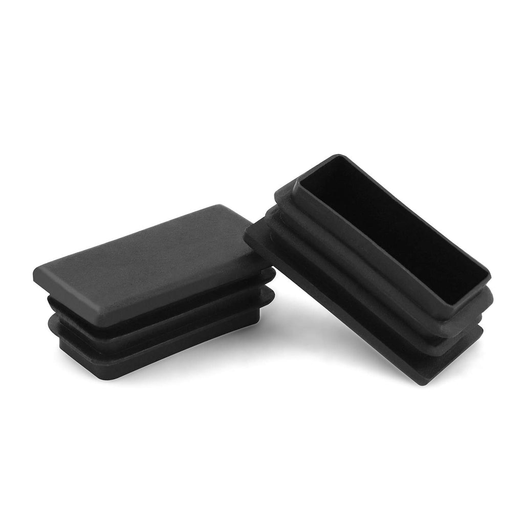10 PCS Black Plastic Plug End Cap O695