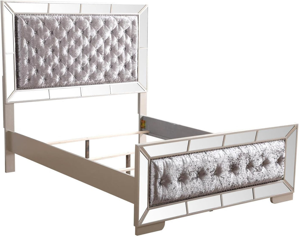 Silver Queen Panel Bed K83814