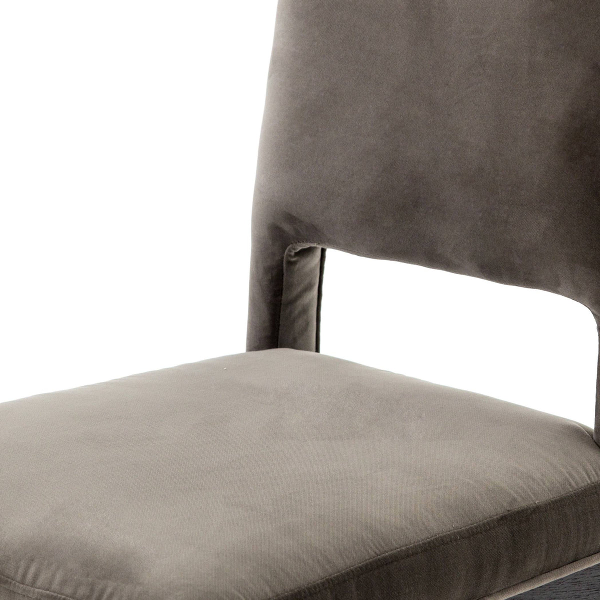 Washed Velvet Grey Dining Chair D9482