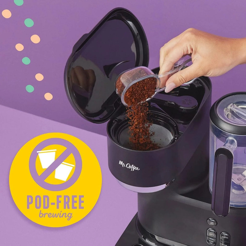 3-in-1 Iced and Hot Coffee and Tea Maker and Blender with Reusable Filter Z9833