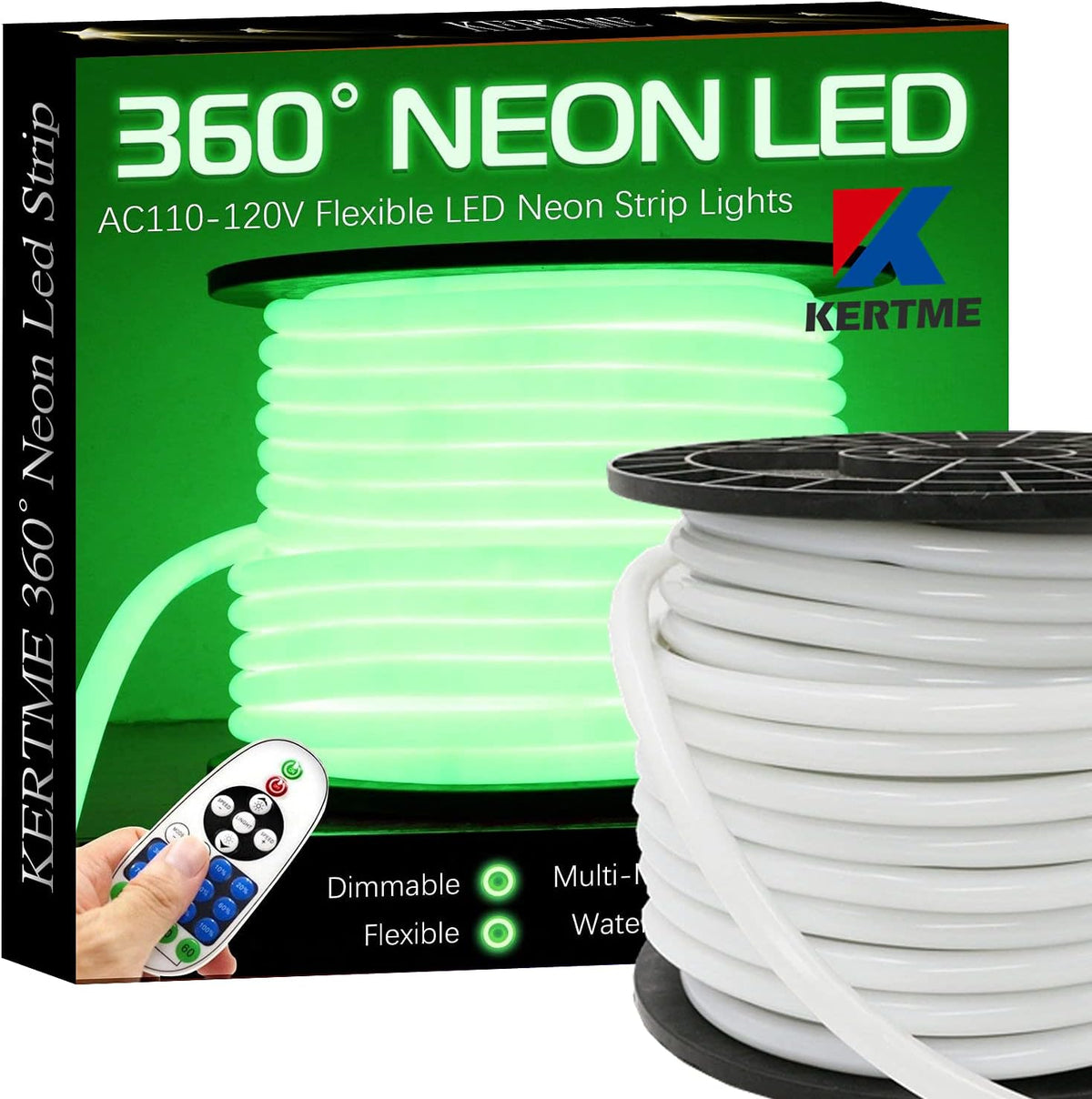 Neon LED Light Strip 32.8ft/10m White 6000K S49242