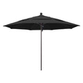 Black Fiberglass Double Vent Market Umbrella Q11636