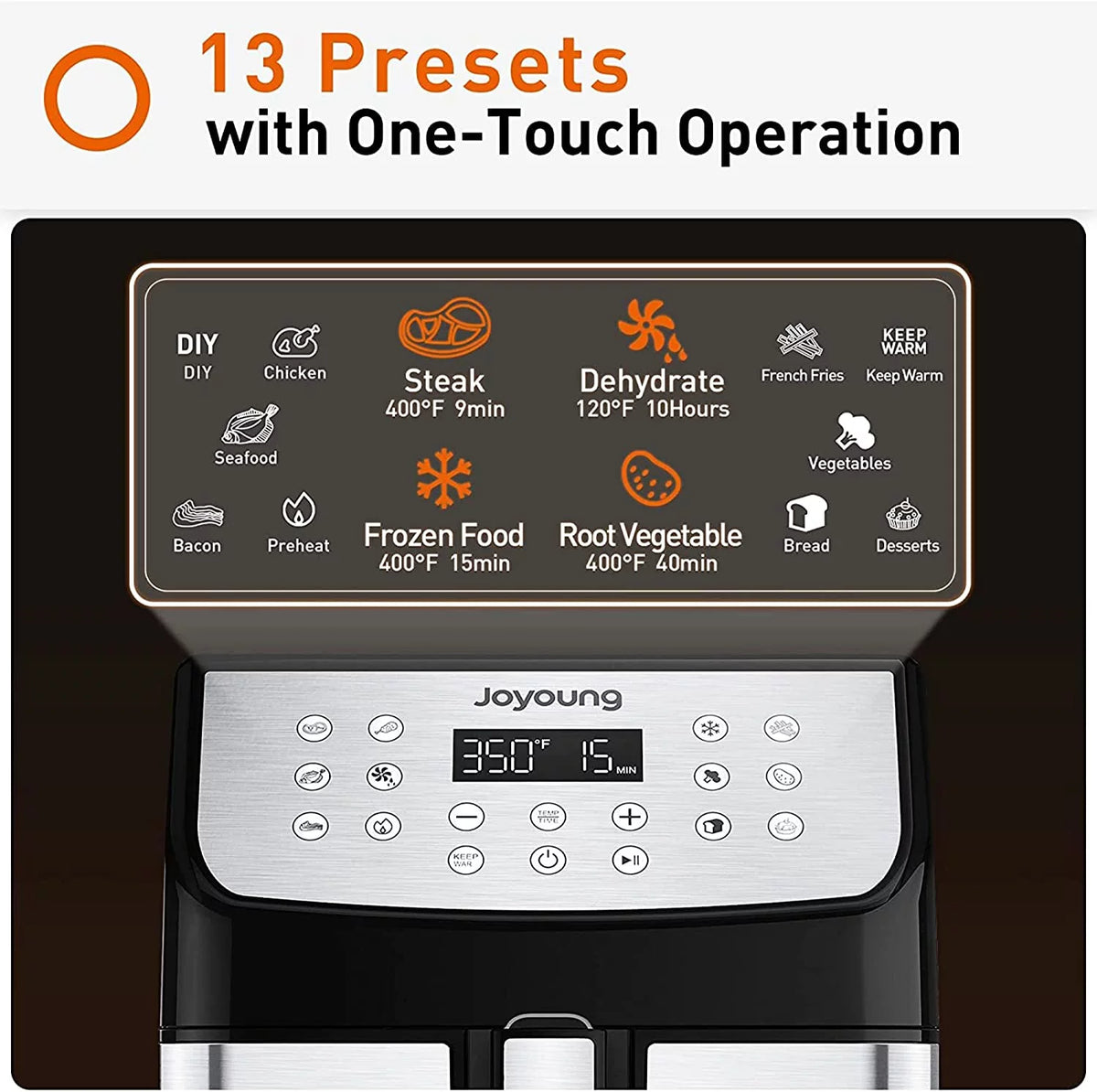 5.8QT 1700W Double Basket Air Fryer A294461