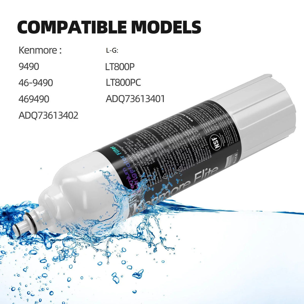 Refrigerator Water Filter 4 Pack W59316