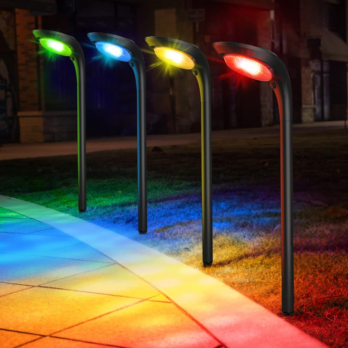4 Pack Solar Pathway Lights W651
