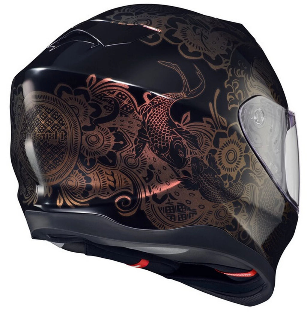 Black Motorcycle Helmet D2263