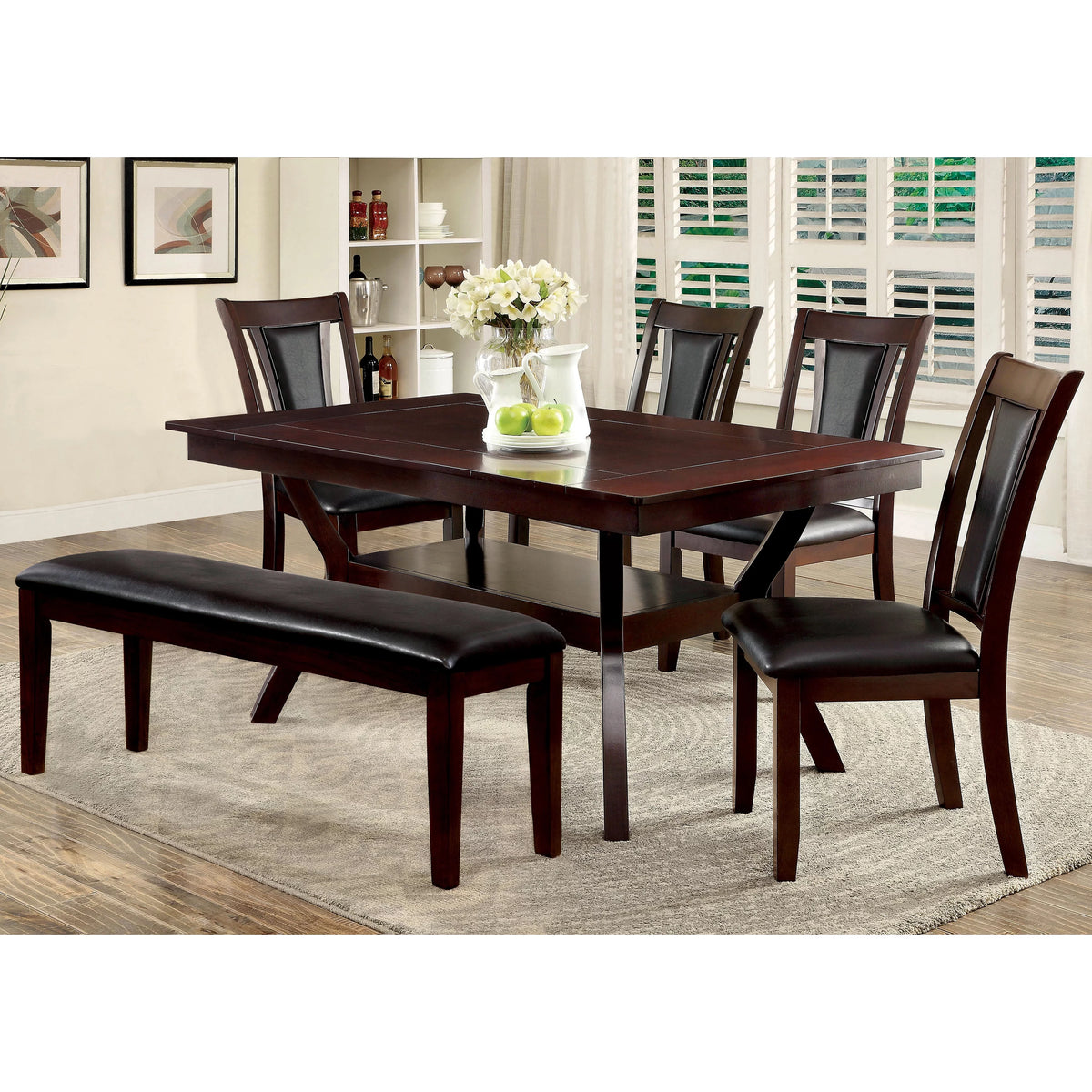 Dark Cherry Dining Table X61272
