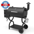 Wood Pellet Grill & Smoker 8-in-1 with Automatic Temperature Control H388