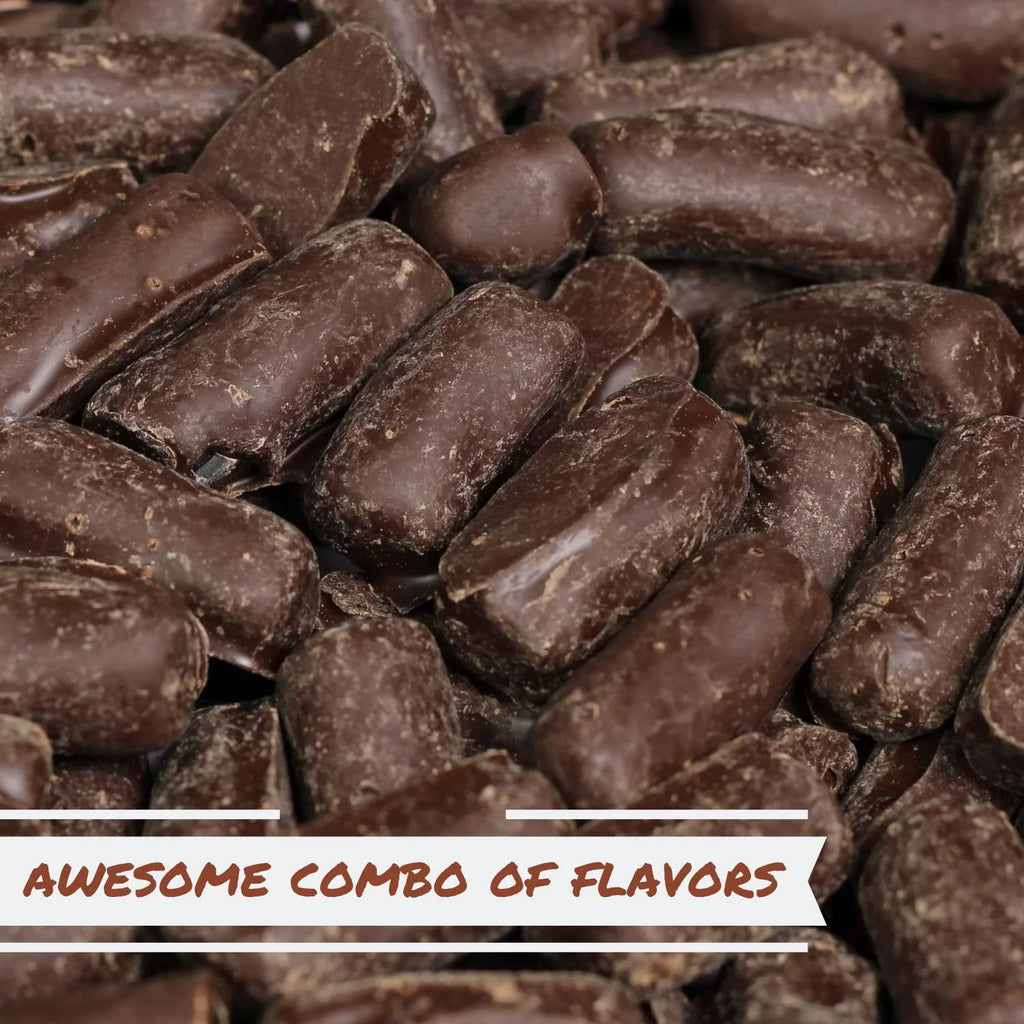 10 Lbs Vegan Dark Chocolate Strawberry Licorice Bites G3399