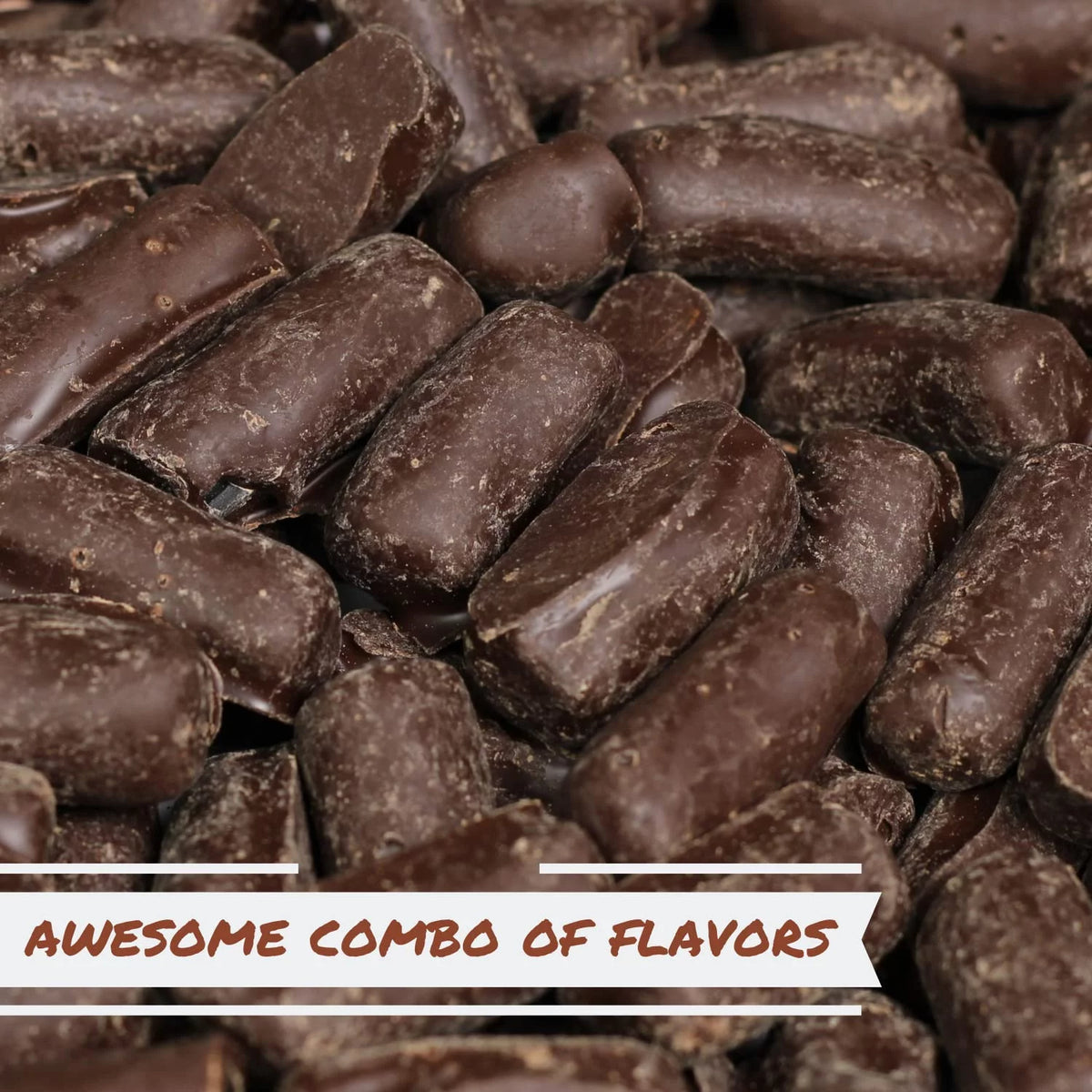 10 Lbs Vegan Dark Chocolate Strawberry Licorice Bites G3399