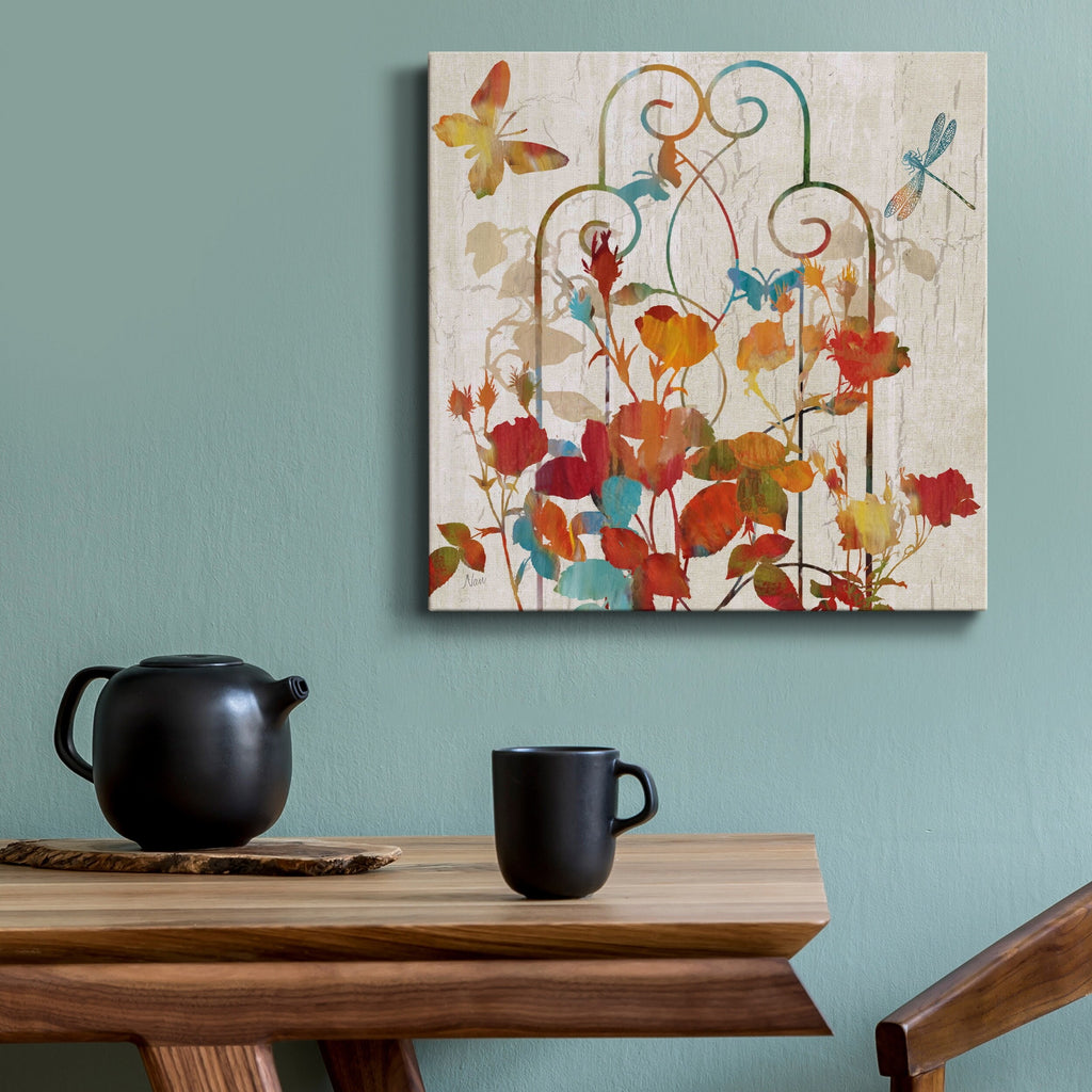 Rainbow Trellis Gallery Wrapped Canvas F32182