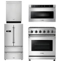 30 Propane Gas Range, Microwave, Refrigerator, Dishwasher Z41689