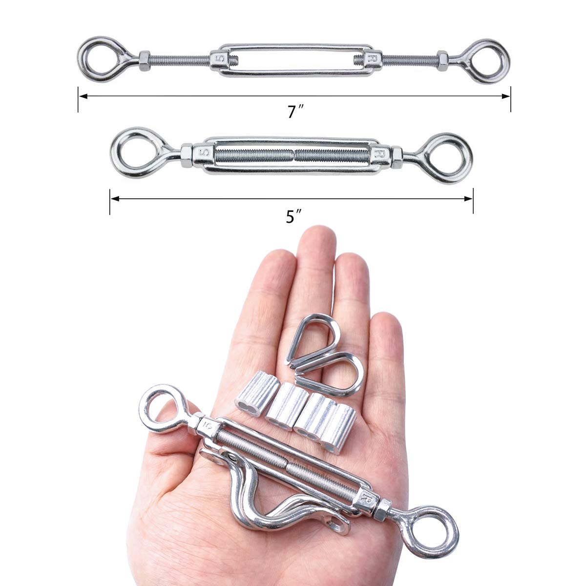 1/8 Cable Railing Kit with 400ft Stainless Steel Cable N421