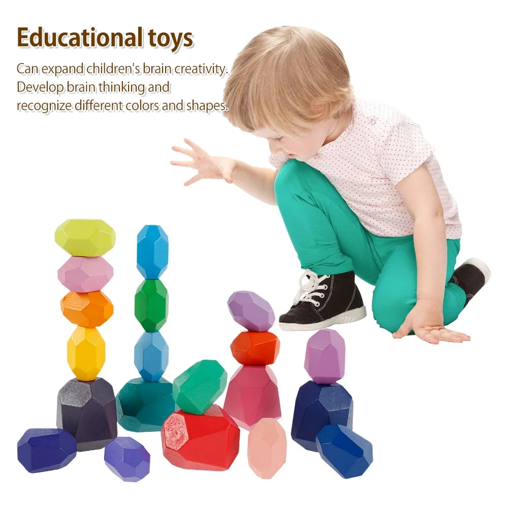 Wooden Building Blocks Set Y257