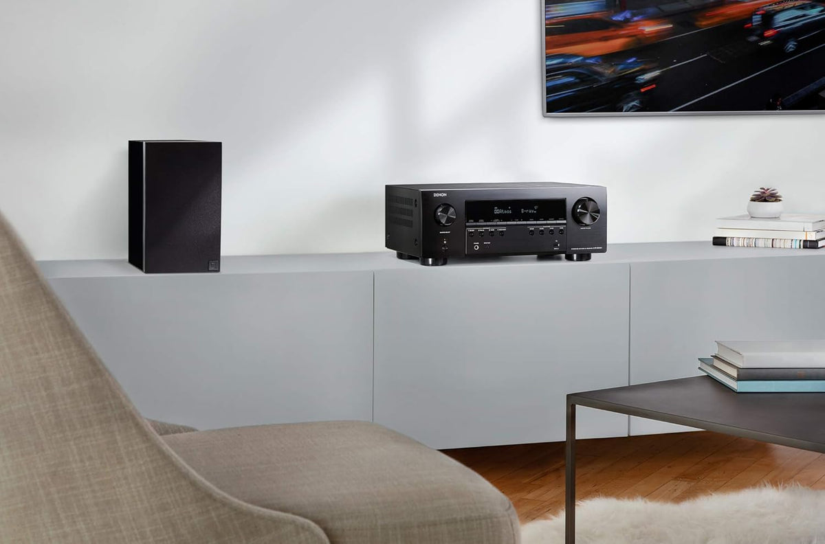 Black 7.2 Channel AV Receiver U704