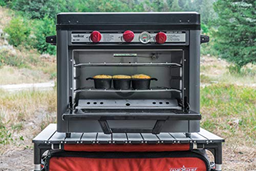 Stainless Steel Charcoal Gray Outdoor Camp Oven I7403