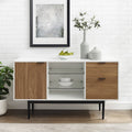 White / English Oak Sideboard Q8194